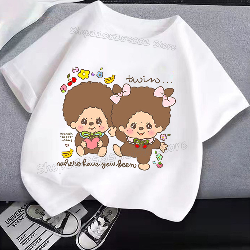 MONCHHICHI Short Sleeve T Shir - Summer Clothing Gifts reseña y precio