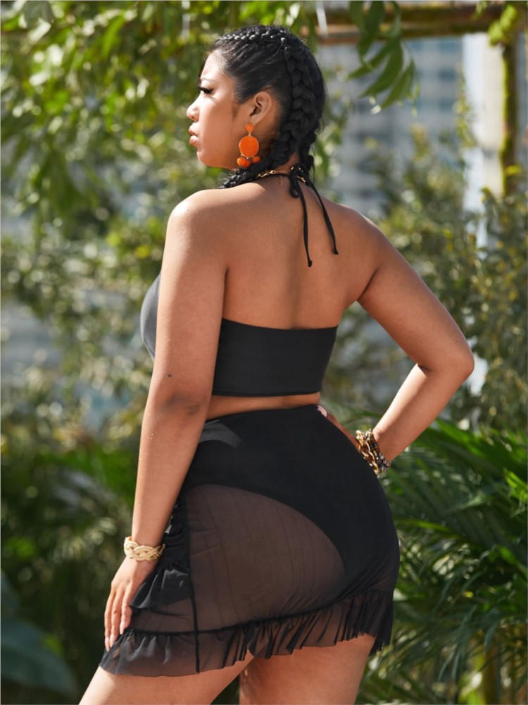 L-4XL Plus Size High Waist Bik - Bikini Set Push Up reseña y precio