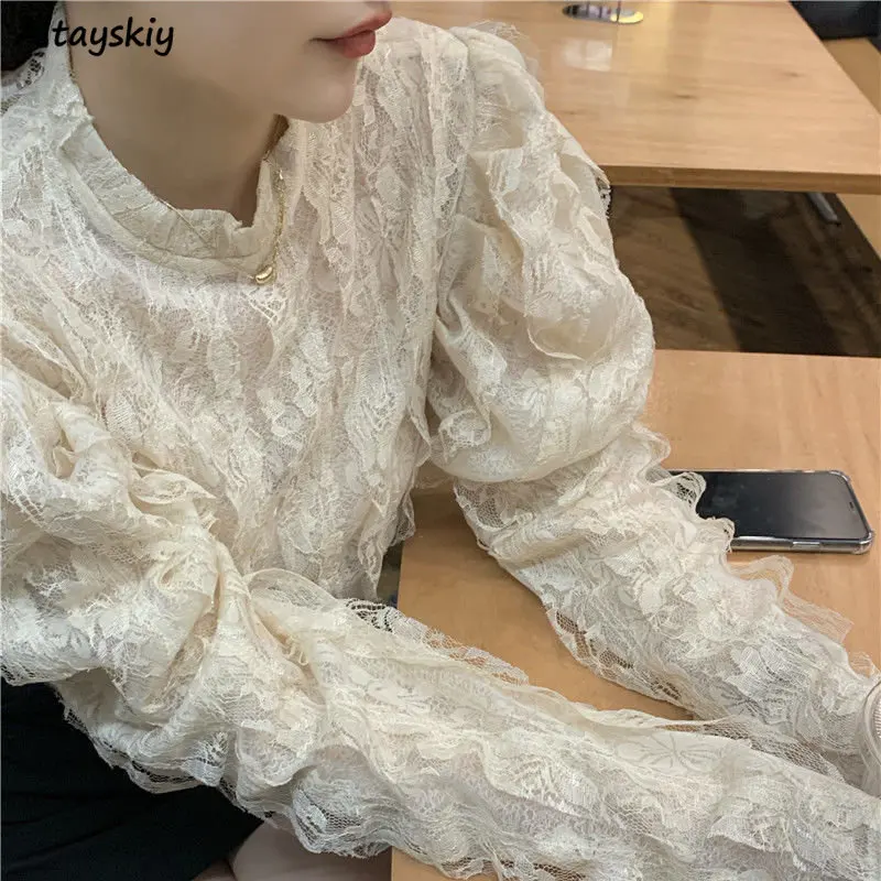 Vintage Blouses Women French S - Crop Blouse Linen reseña y precio