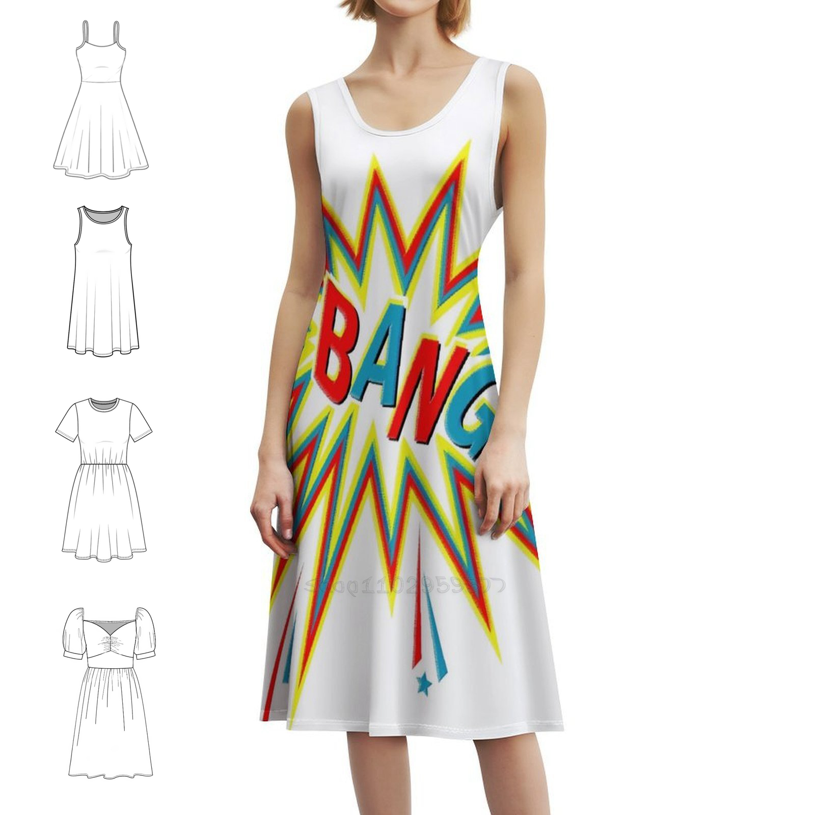 Bang Boho Chic Dress Elegant F - Summer Clothing For A Beach reseña y precio
