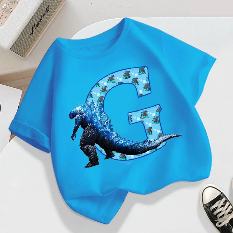 Godzillas Children T Shirt Boy - Summer Clothing Gifts reseña y precio