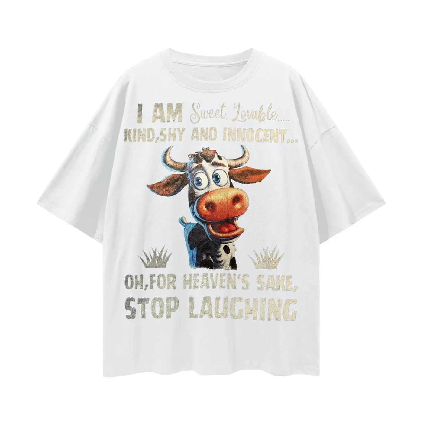 Loveable Cow Clipart Shirt Fun - Summer Clothing Clipart reseña y precio