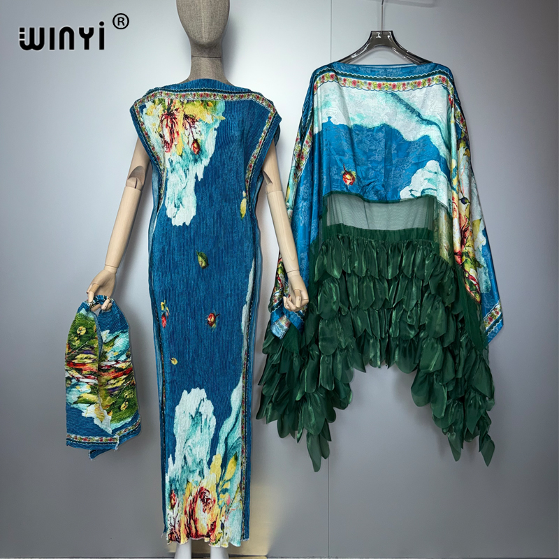 WINYI Boho beach Pleated slim  - Summer Clothing Vacation reseña y precio