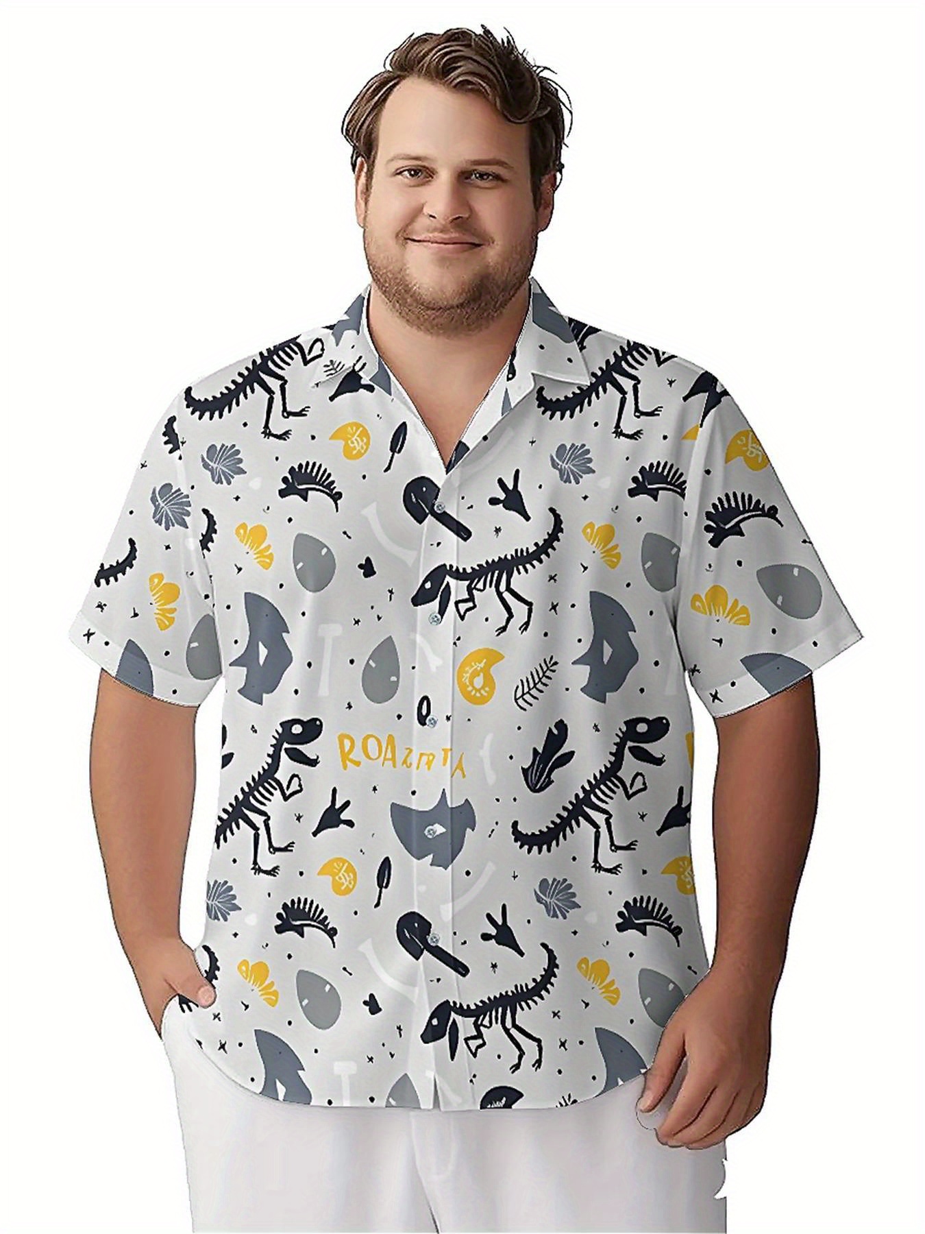 Men's Plus Size Hawaiian Shirt - Summer Clothing For A Beach reseña y precio